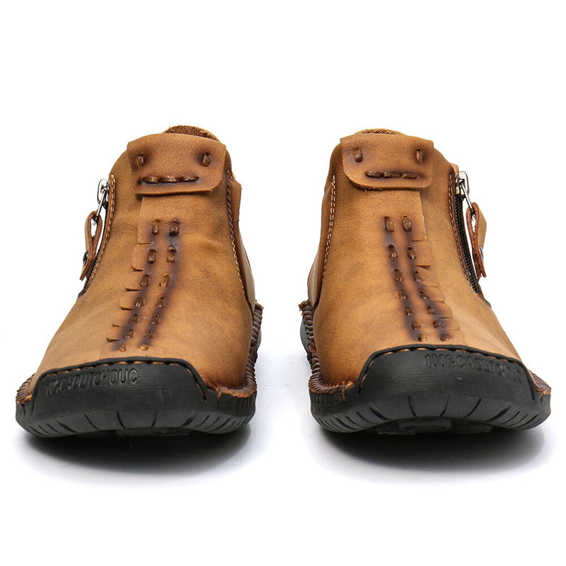 Men’s Ankle Zipper Outdoor Hiking Boots