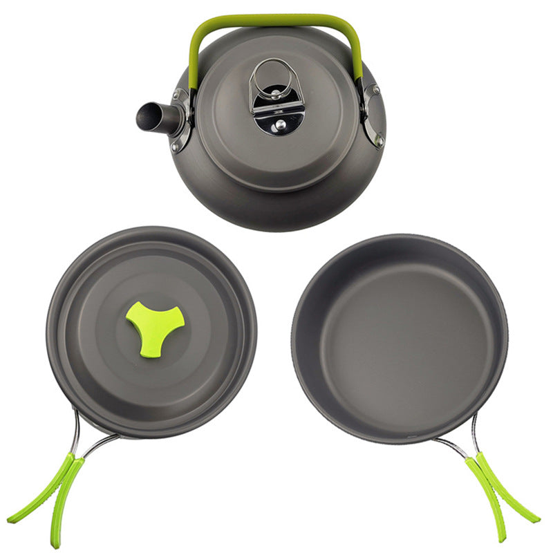 Camping Combination Set Folding Mini Cookware Pot