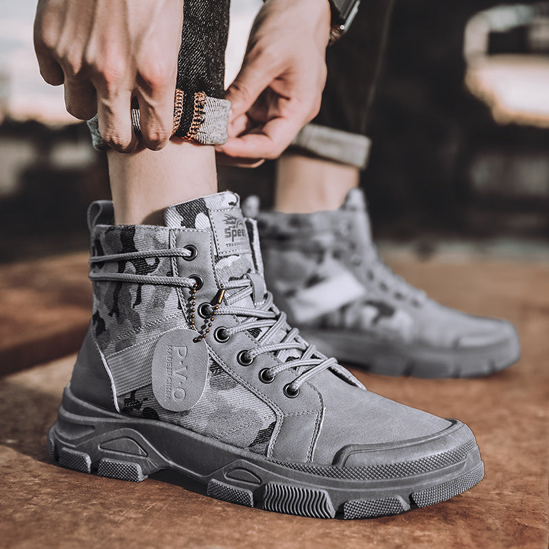 New Canvas High-Top Retro Outdoor Hiking Boots